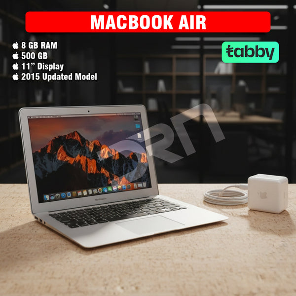 MacBook Air (2015) – 8GB RAM • 500GB Storage